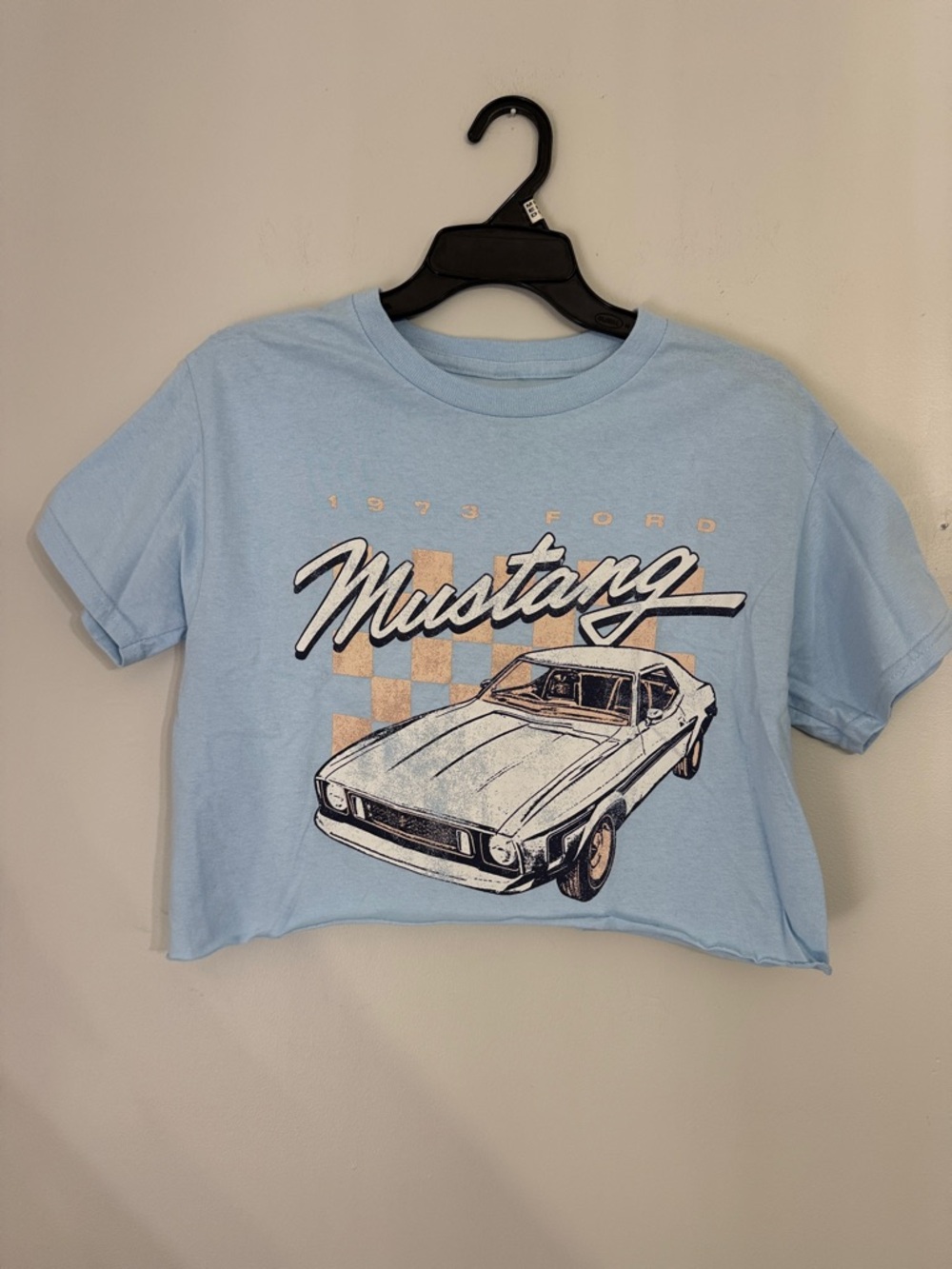 Juniors Crop Top Ford Mustang Size small